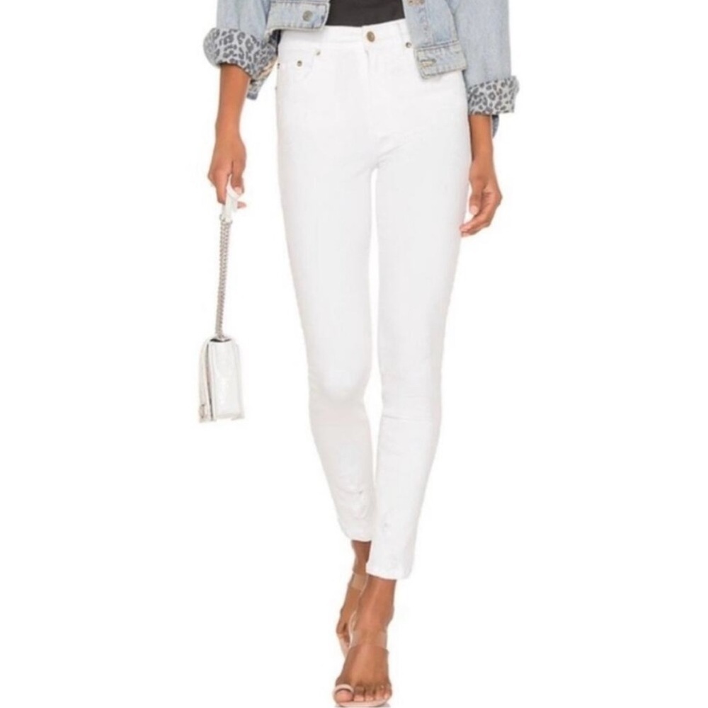 PISTOLA Jennifer Oslo White Denim‎ Midrise Skinny Jeans Women's Size 27